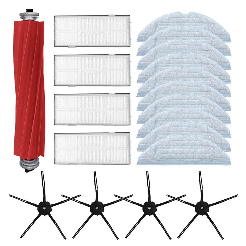 B43C لشاومي Roborock S7 T7 T7S Plus استبدال أجزاء فرشاة رئيسية ممسحة فلتر Hepa فرشاة جانبية ملحقات طقم المكنسة الكهربائية #4