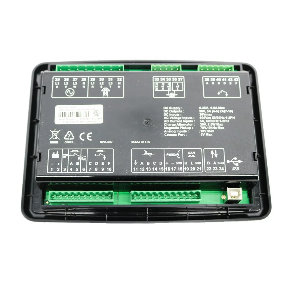 DSE Controller DSE6020 Generator Automatic Control Panel 4 Digital inputs