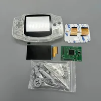 GBA IPS LCD no requiere carcasa cortada, fácil de instalar, kit de carcasa y LCD de alto brillo IPS de 2,9 ""para Gameboy advance GBA