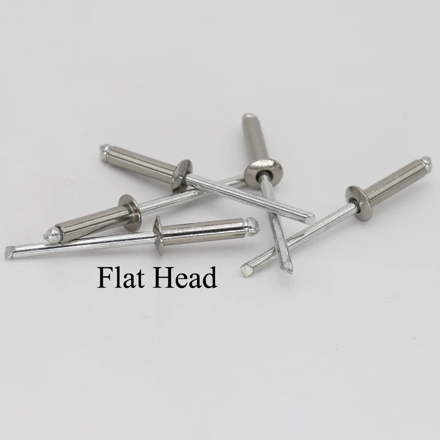 M5 M5*14 5x14 M5*20 M5x20 304 Stainless Steel 304ss DIN7337 Self-Plugging Pull Nail POP Decoration Round Flat Head Blind Rivet