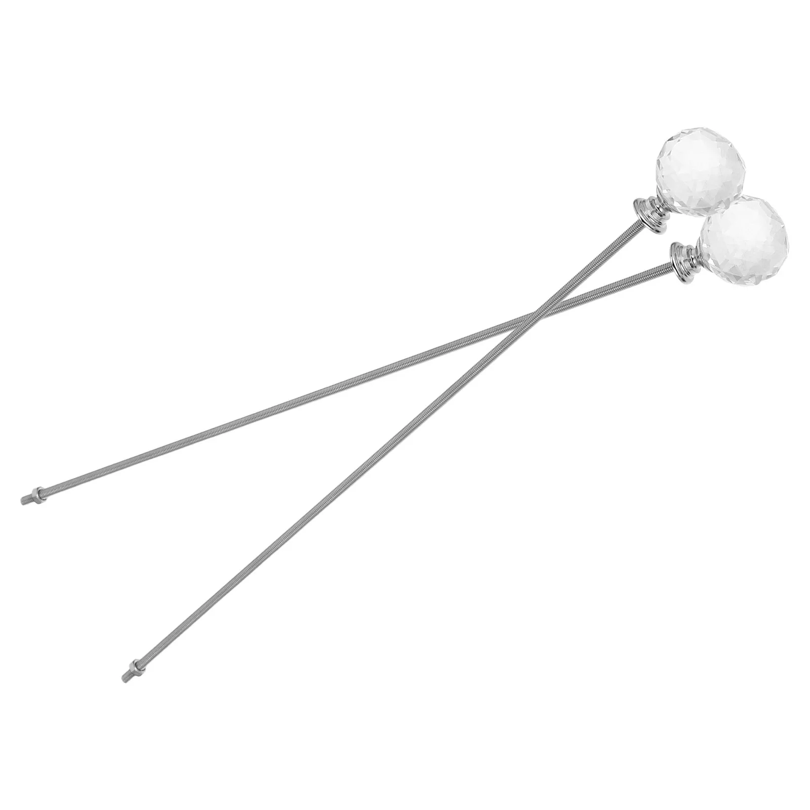 2Pcs Plant Stake Fairy Wand Stakes Crystal Toppers Flower Vase Fillers Potted Plants Tomato Support