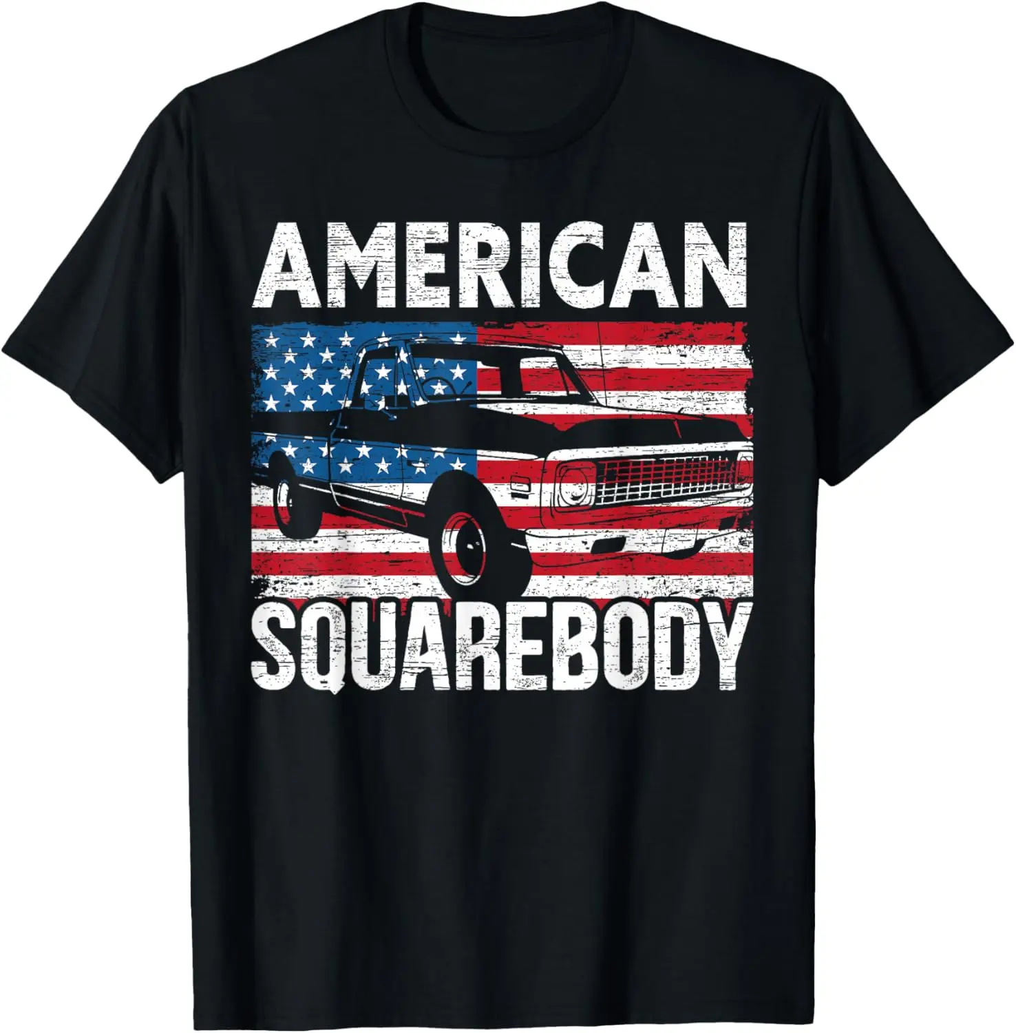 For A Old Chevy Pickup Truck Lovers T-Shirt 100% Cotton Trendy Y2K Short-Sleeve Tee-Soft, Quick-Drying, Moisture-Wicking; Ideal