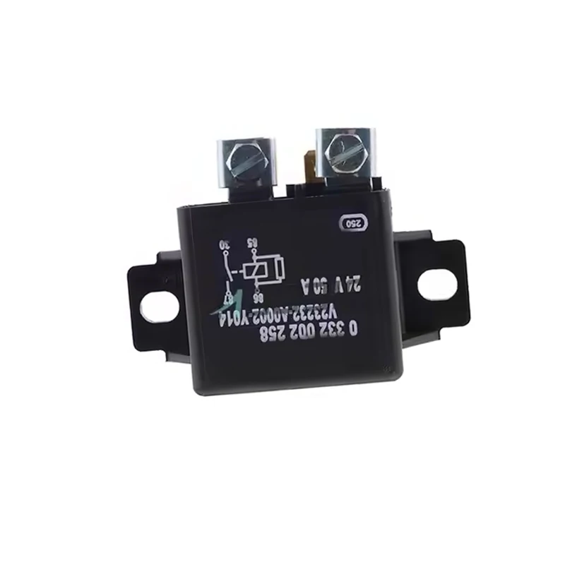 New Excavator Accessories Start Preheating Relay 50A 0332002258 V23232-A0002-Y014 for diesel Engine 0332002258