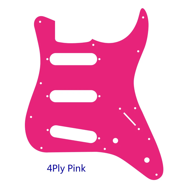 Xin Yue Custom Guitar Parts - For US FD Squier Mini 3 Single Pickups Strat Guitar Pickguard Cratch Plate Multicolor Choice