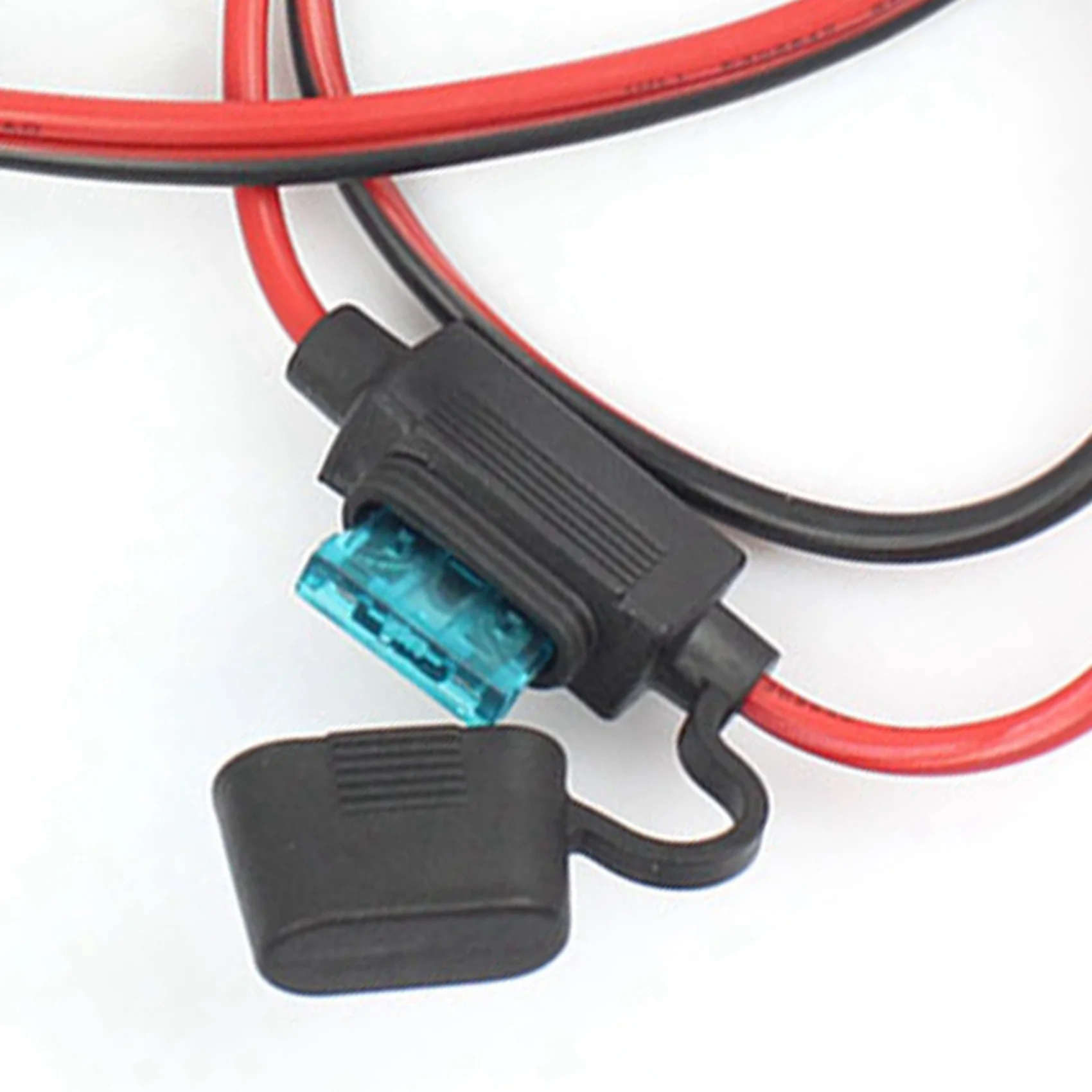Powerful Foxsur 4Pcs Motorcycle Battery Sae Charging Cable Sae Quick Disconnect Plug To 12V Ring Terminal Fuse