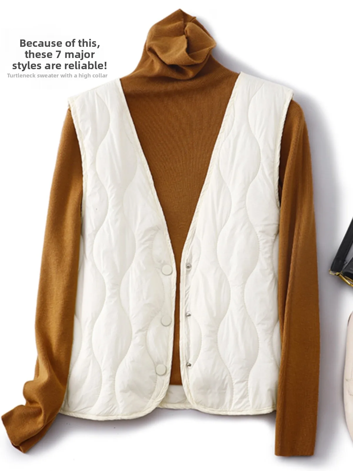 

Warmth Lightweight down Cotton Vest Women's Faion V-ne Inner Wear Top Thiened ort Outerwear Commute Sle