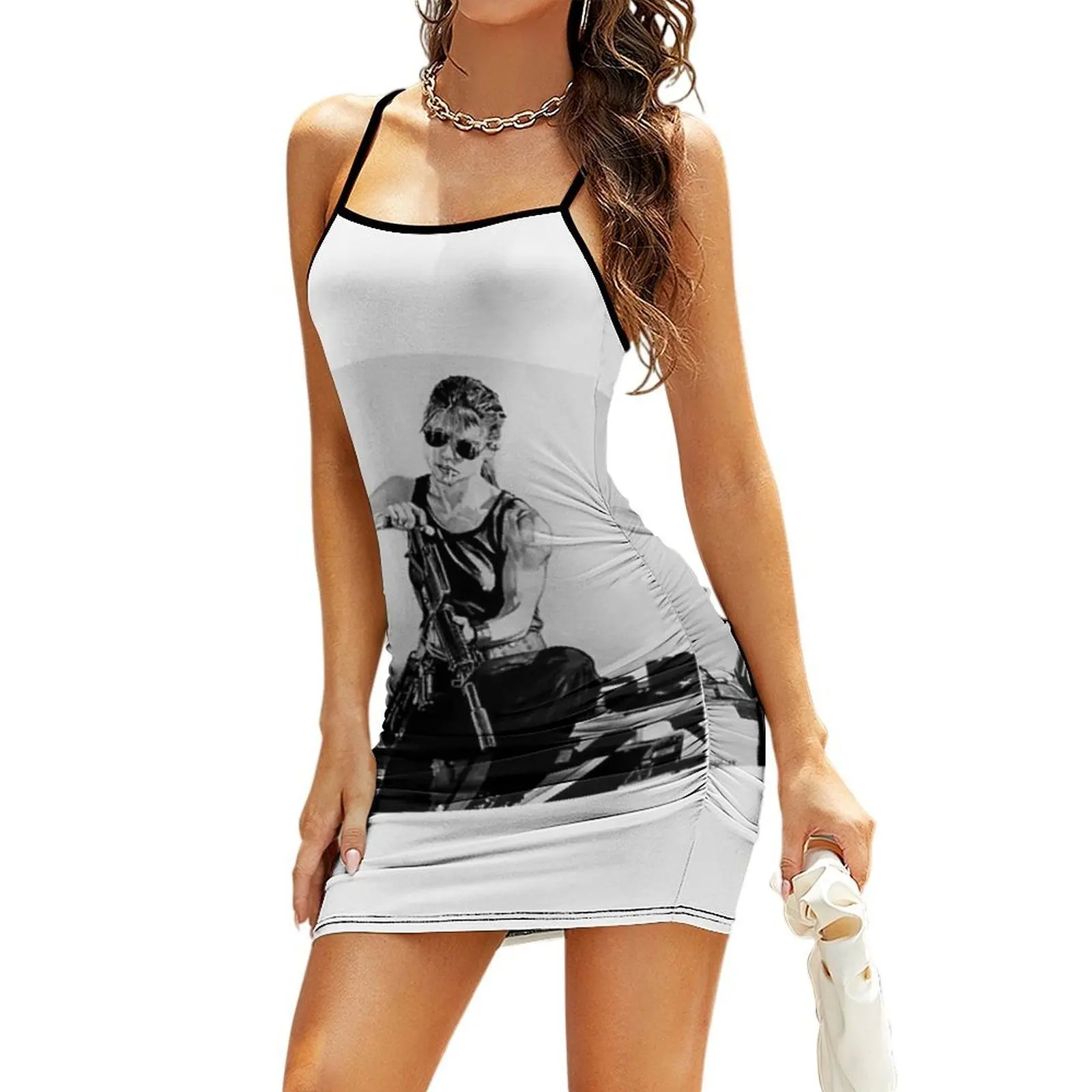 

Sarah Connor Sling Dress dress for women 2025 summer women's dress 2025 women's luxury party