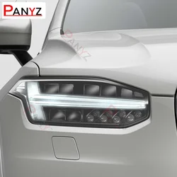 2 Stuks Auto Front Light Transparante Tpu Sticker Koplamp Beschermfolie Voor Volvo XC90 XC40 XC60 S60 S90 V60 V90 Accessoires