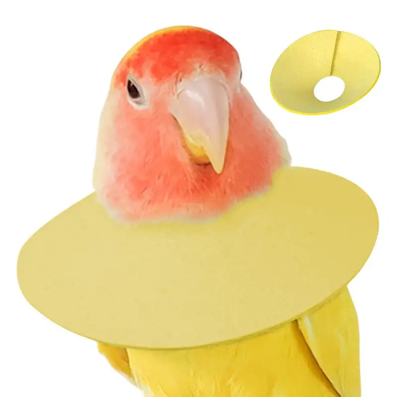 Soft Bird Collars Breathable Bird Elizabethan Collar Comfortable Soft Neck Collar Protective Cone Collar for Cockatiel