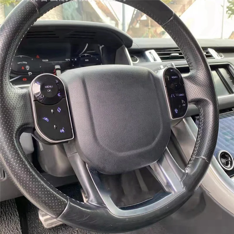 

A90Q-Car Steering Wheel Buttons For Range Rover L405 Sport L494 For Land Rover Discovery 5 Style Keys Touch Button