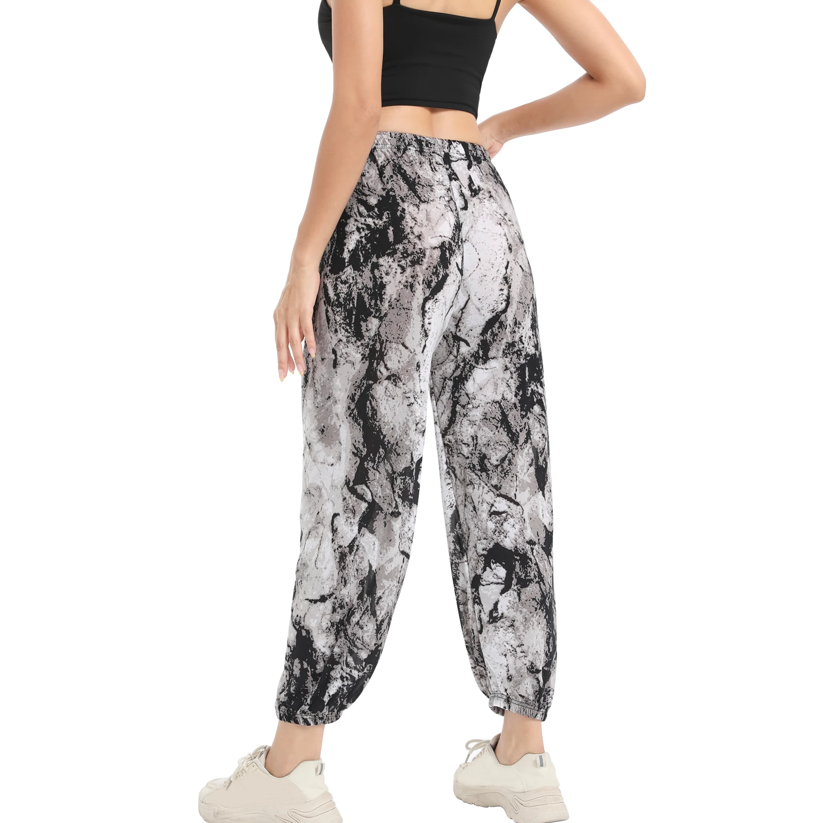 Women's Outdoor Floral-Print Pants, One Size, Bell-Bottom Pants