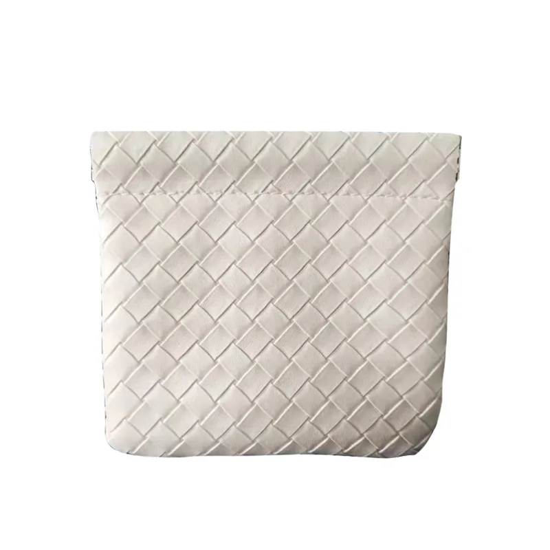 حقيبة مكياج، أوراق زنبركية، أحمر شفاه محمول، سماعة رأس، حقيبة تخزين نظارات شمسية من البولي يوريثان، محفظة صغيرة للعملات المعدنية