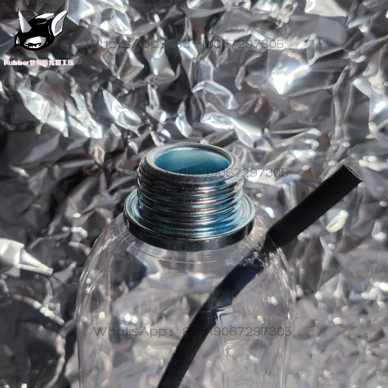 Transparent 1L Negative Pressure Bottle Breathing Control Accessories Metal Connector Mask view 5