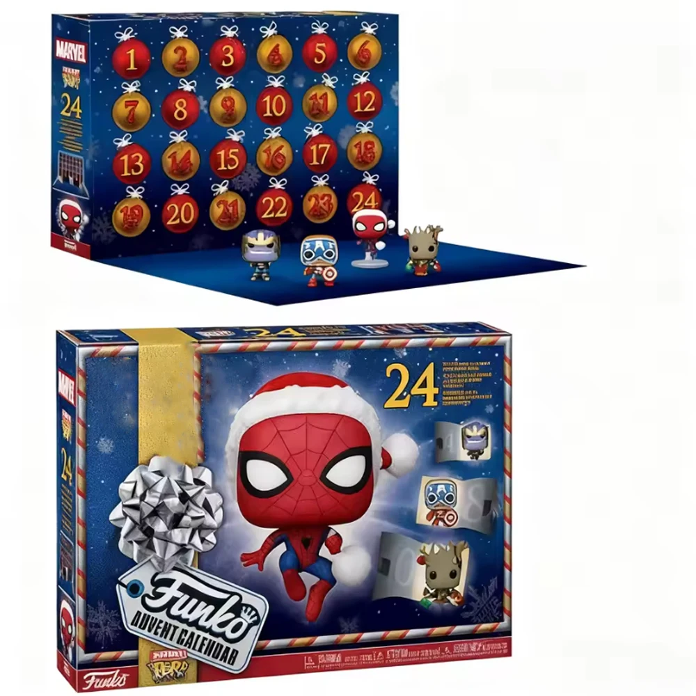 Bandai, calendario de Adviento de pesadilla antes de Navidad, colección de juguetes de muñecos de cuenta regresiva de Año Nuevo, regalos de Feliz Navidad, productos populares