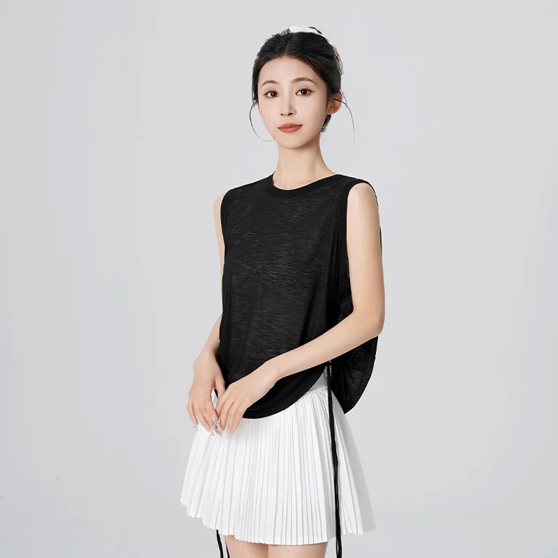 Woman Dance Tops Adult Sleeveless Ballet Training Tops Sports Vest Dance Basic Dance Halter Tops Camisole Tops