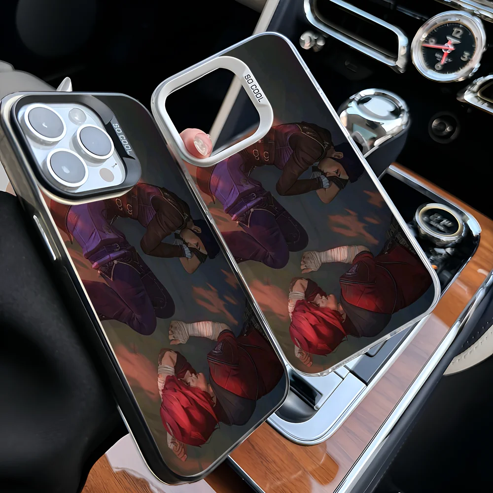 Epc Arcane Vi C- Caitlyn Phone Case IMD Phone Case For IPhone 16 15 14 13 12 11 Pro Max Plus Color Silver Cover