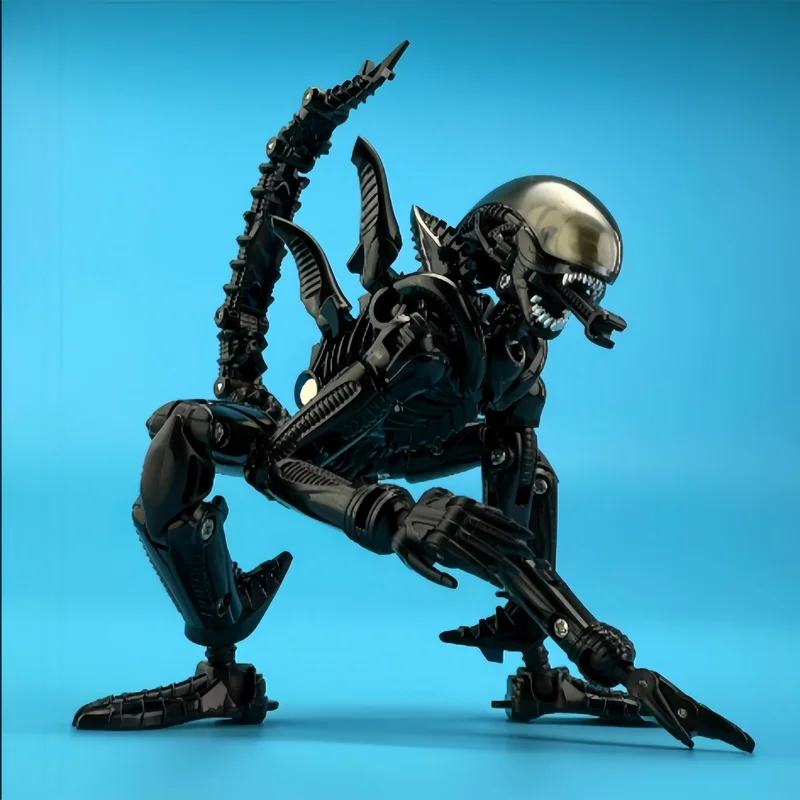 [En stock] 52 juguetes caja de bestia genuina Alien 2,0 juguete Transformable genuino, estatuilla modelo móvil, regalo de adorno hecho a mano