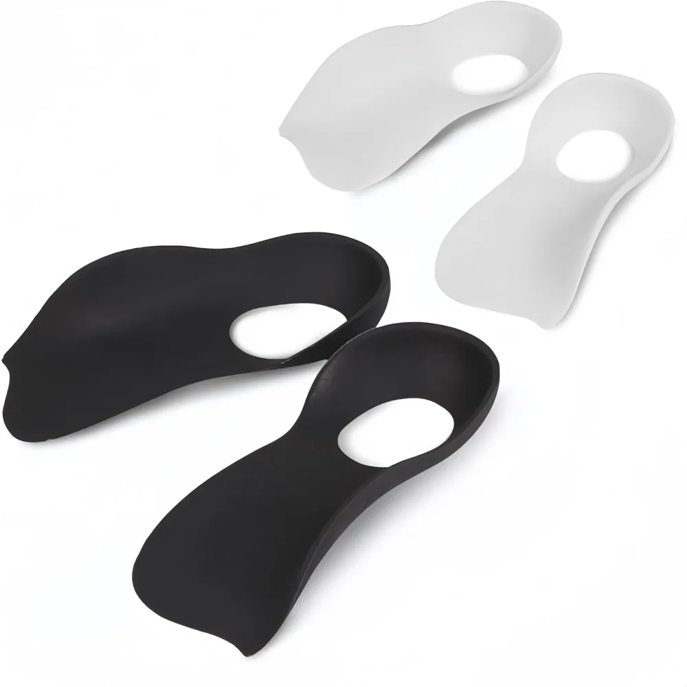 1 paire d'inserts de soutien de la voûte plantaire, matériau TPR confortable, idéal pour femmes, ajustement universel, favorise l'alignement approprié du pied, correcteur, Insolev