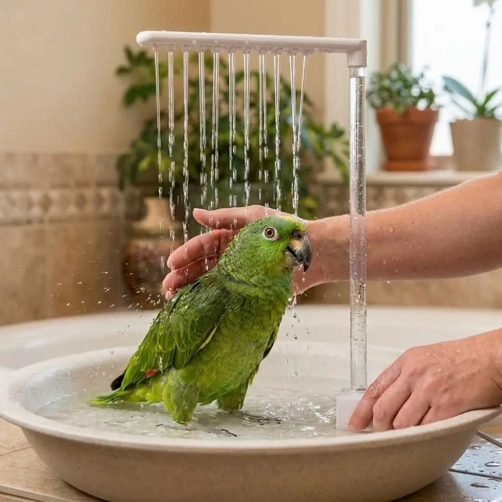 Automatic Parrot Bathing Pump Large Water Flows Low Noise Fish Tank Water Pump Circulating Water USB Electric Bird Bath Fountain