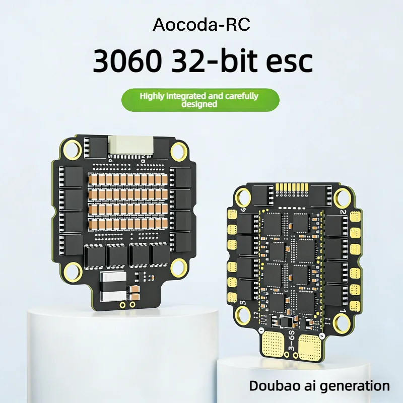 

Новый 3060 32-битный 4-в-1 ESC 3-6S 40A 60A для FPV-дронов, квадрокоптеров, мультироторов, радиоуправляемых моделей, запчасти и аксессуары