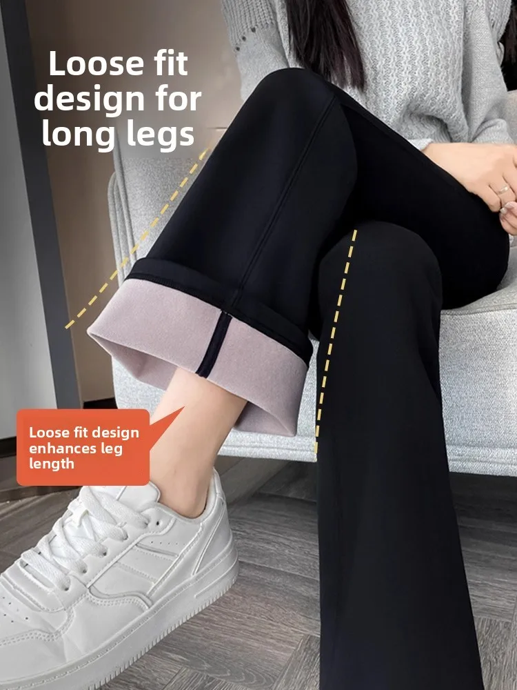 Caldi pantaloni da yoga in pelle di arca Pantaloni lunghi a vita alta Thiened Bla Gold Capispalla versatile Pantaloni fitn dimagranti