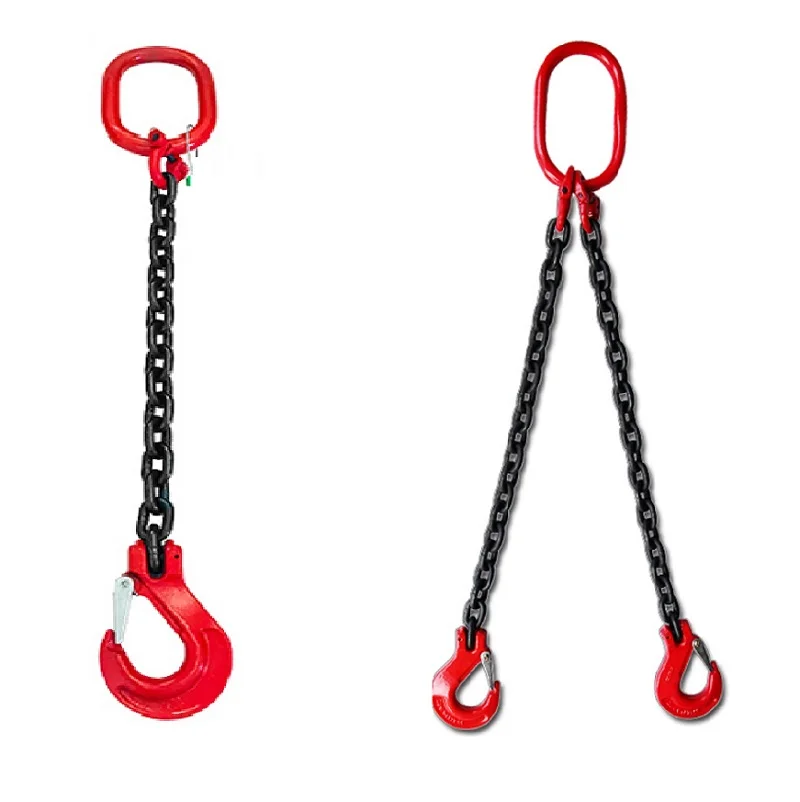 1Ton—5Tonx0.5-1M two legs 2-claw chain lifter for drum lifter clamp bucket barrel oil tank can chain sling