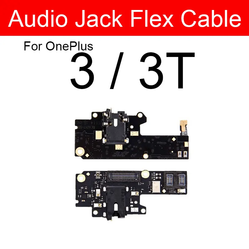 Audio Jack Board For Oneplus 1+ 3 3T A3000 A3003 A3010 5 A5000 5T A5010 6 A6000 Earphone Headphone Port Flex Cable Repair Parts