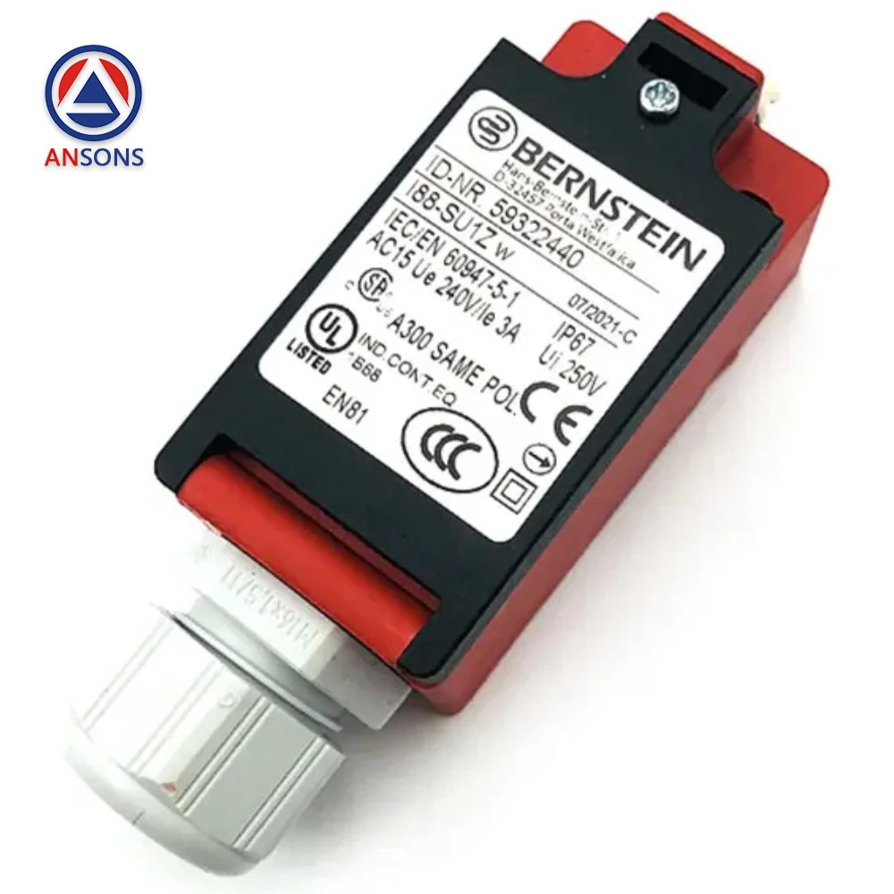 Imagem -04 - Ansons Elevador Limit Switch Aço Strip Detecção Peças Sobressalentes Id. N.59322440 188-su1z s r