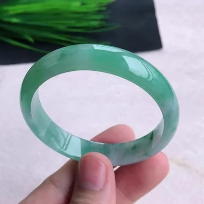 Natural Myanmar Jade 54mm-62mm bracelet exquisite princess bracelet to send girlfriend to send mother Hetian jade