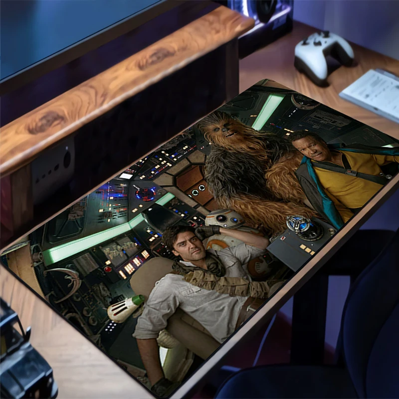 

Desk Mat Carpet Desk Accessories Laptop Gamer Mausepad S-star W-wars Chewbacca Mouse Pad Mousepad Office Mouse Mats Keyboard Pad