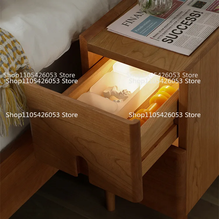 Bedside table Nordic 25cm wide small size bedroom ultra-narrow locker 20cm