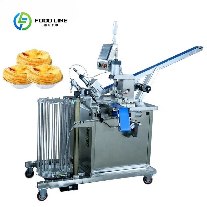 Customized New Multifunctional Automatic Egg Tart Skin Crust Shell Press Forming Molding Machine Cool Touch Long Service Life