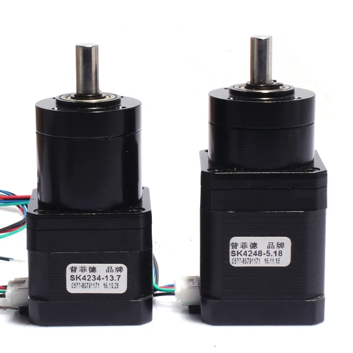 42 Stepper Motor Planetary Gear Box Reduction Motor 0.7N.M Step Angle 1.8 Current 1.7A Two-phase Four-wire DC Electric Robot