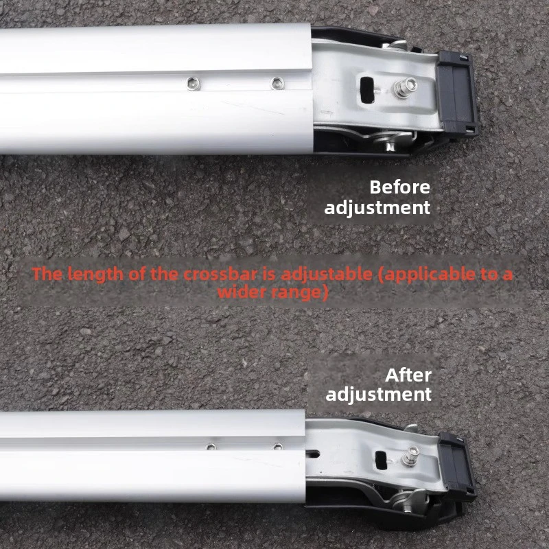 Aerodynamic Lockable Anti‑Theft Aluminum Roof Bars Universal SUV Top Cargo Auto Exterior Modification Accessories