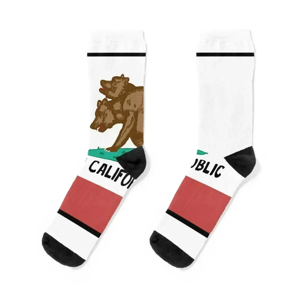 

NCR Flag Socks crazy hip hop bright garter Socks For Women Men's