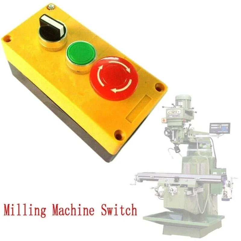 

High Quality Bridgeport Milling Machine Start Stop Control Switch Box Water Pump Lathe Tool CNC