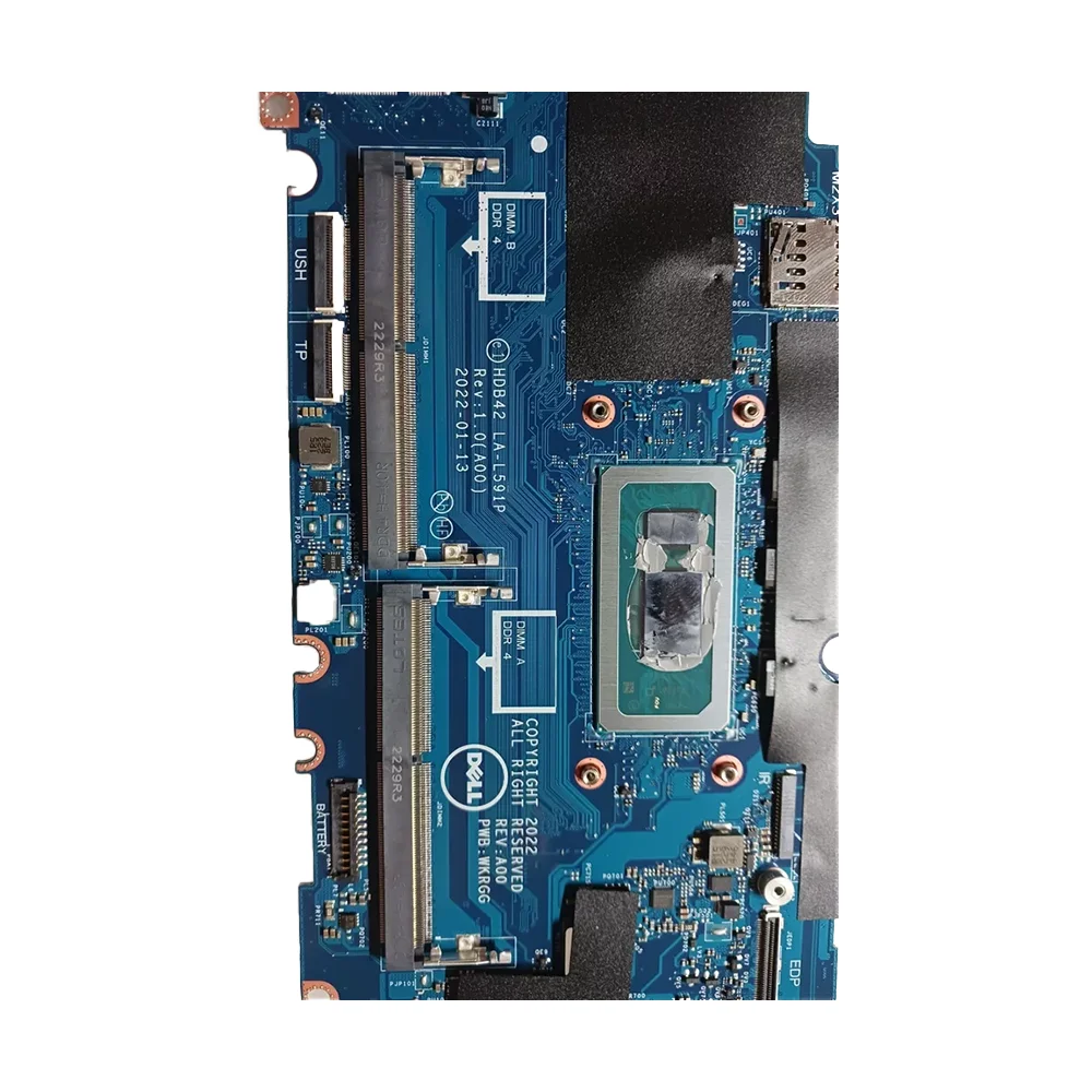 Imagem -06 - Laptop Motherboard para Dell Latitude 5430 La-l591p Cpu:i51235u I5-1245u I7-1255u 1y2tp Cn01y2tp