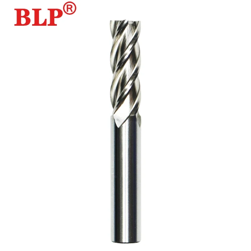 HRC55 Hochglanz-Aluminiumfräser aus Wolframstahl, 3-schneidiger Kupfer-Aluminiumlegierungsfräser, 1-20mm Schaftfräser, Spiegelpoliert – Detail 6