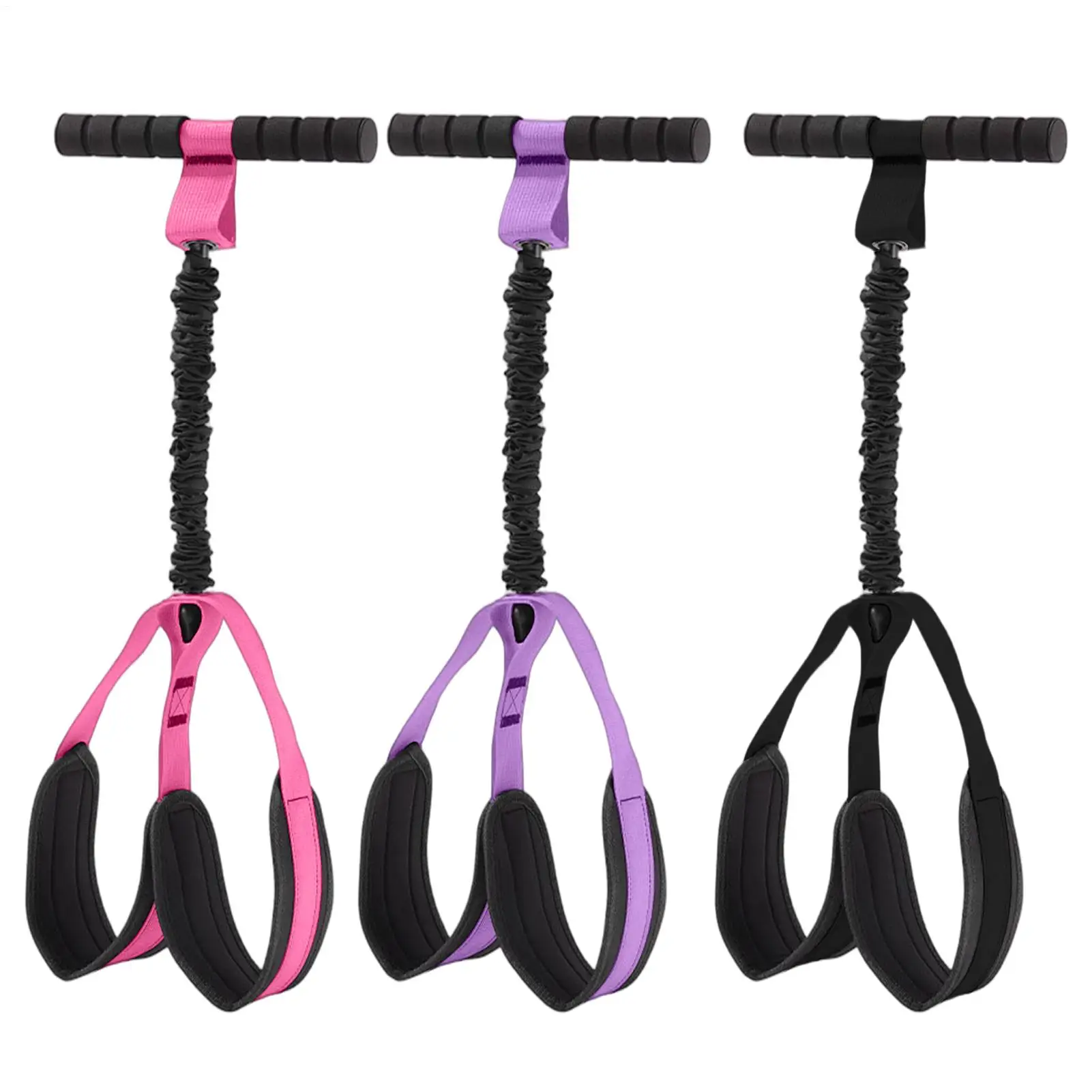 

Многофункциональная эластичная лента для фитнеса с ручками, регулируемая, из мягкого латекса, для домашней йоги и силовых тренировок