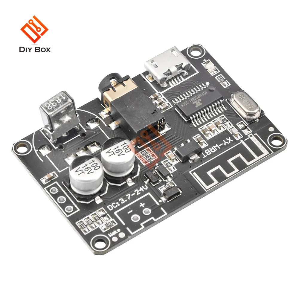 DC 3.7V-24V 12V Bluetooth 5.0 Stereo Audio Receiver Board Mp3 Lossless Decoder Bezprzewodowy moduł muzyczny stereo z pilotem zdalnego sterowania