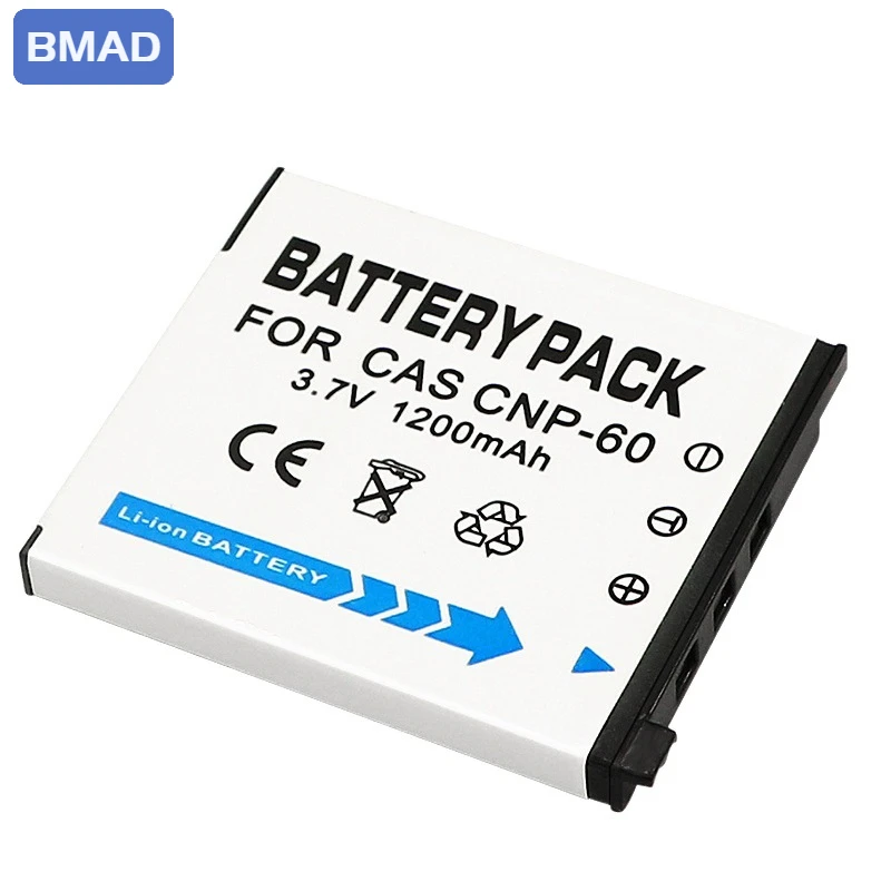 Cnp60 3.7v 1200mah Spot Polymer Lithium Battery Is Suitable For Casio Ex-S10 S12 Z20 Z80 Fs10 Z9 Series Digital Camera Battery