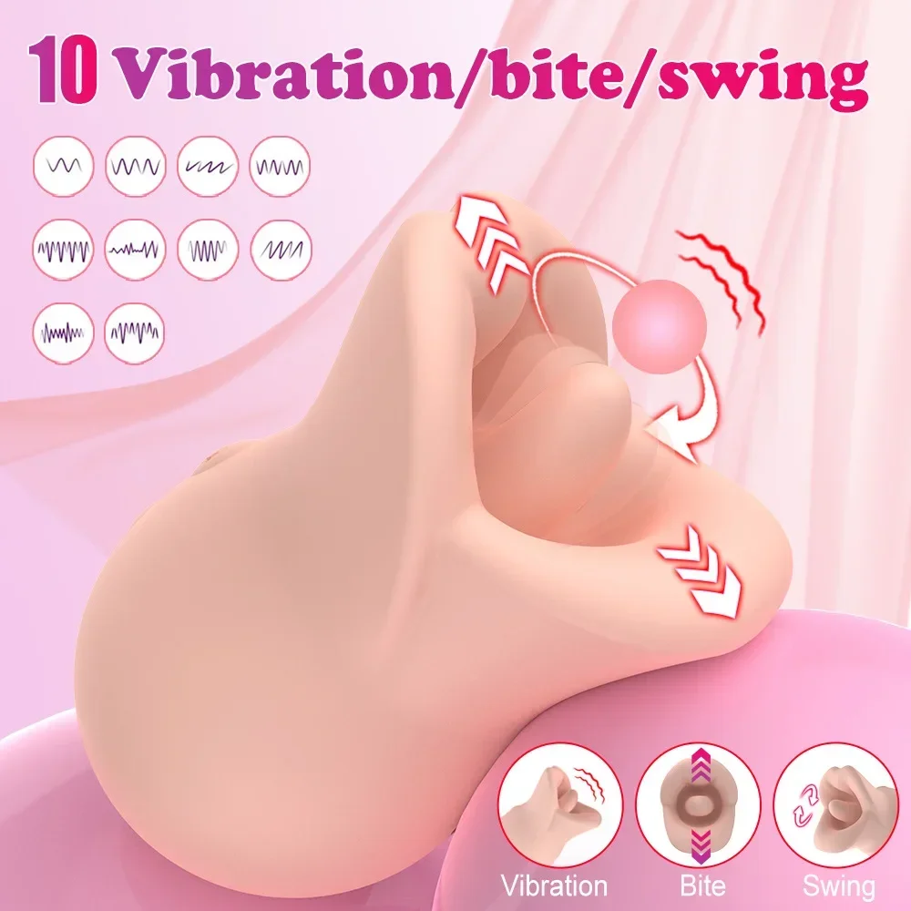 Vibrator Vrouwelijke Masturbator Adult Sex Toy Honing Tong Likken Vibrator Swing Masturbadores Para El Hombre Sexy Speelgoed voor Vrouwen