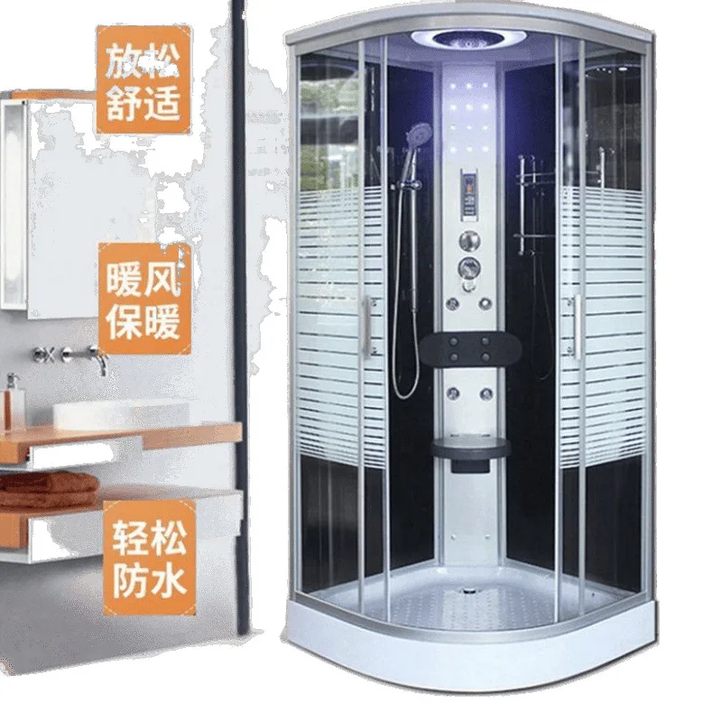 

Shower Room Integral Bathroom Bathroom Glass Partition Closed Integrated Wet and Dry Separation