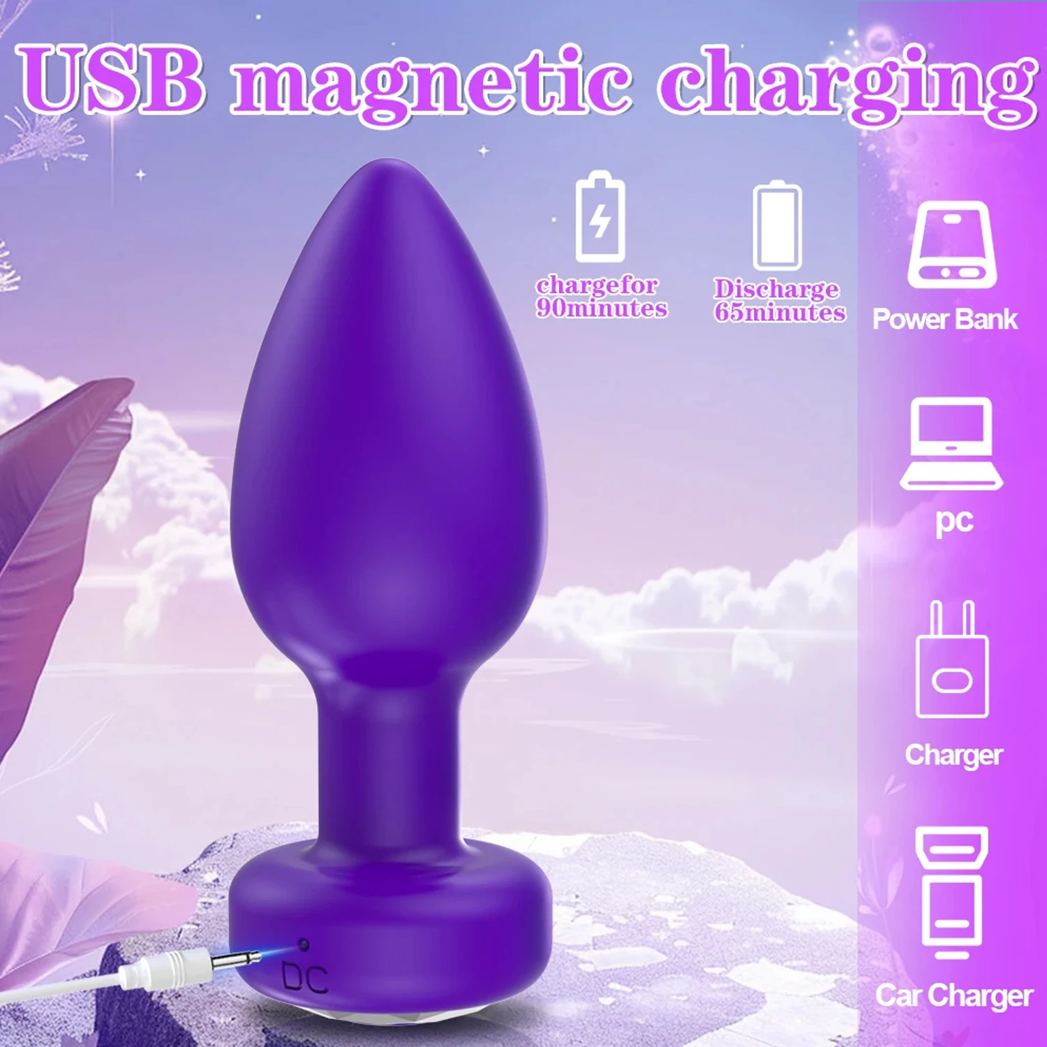 APP Butt Plug Anal Vibrator for Gay Remote Control Dildo Vibration Masturbation Adult Sex Toy for Couples Prostate Massager - Image 4