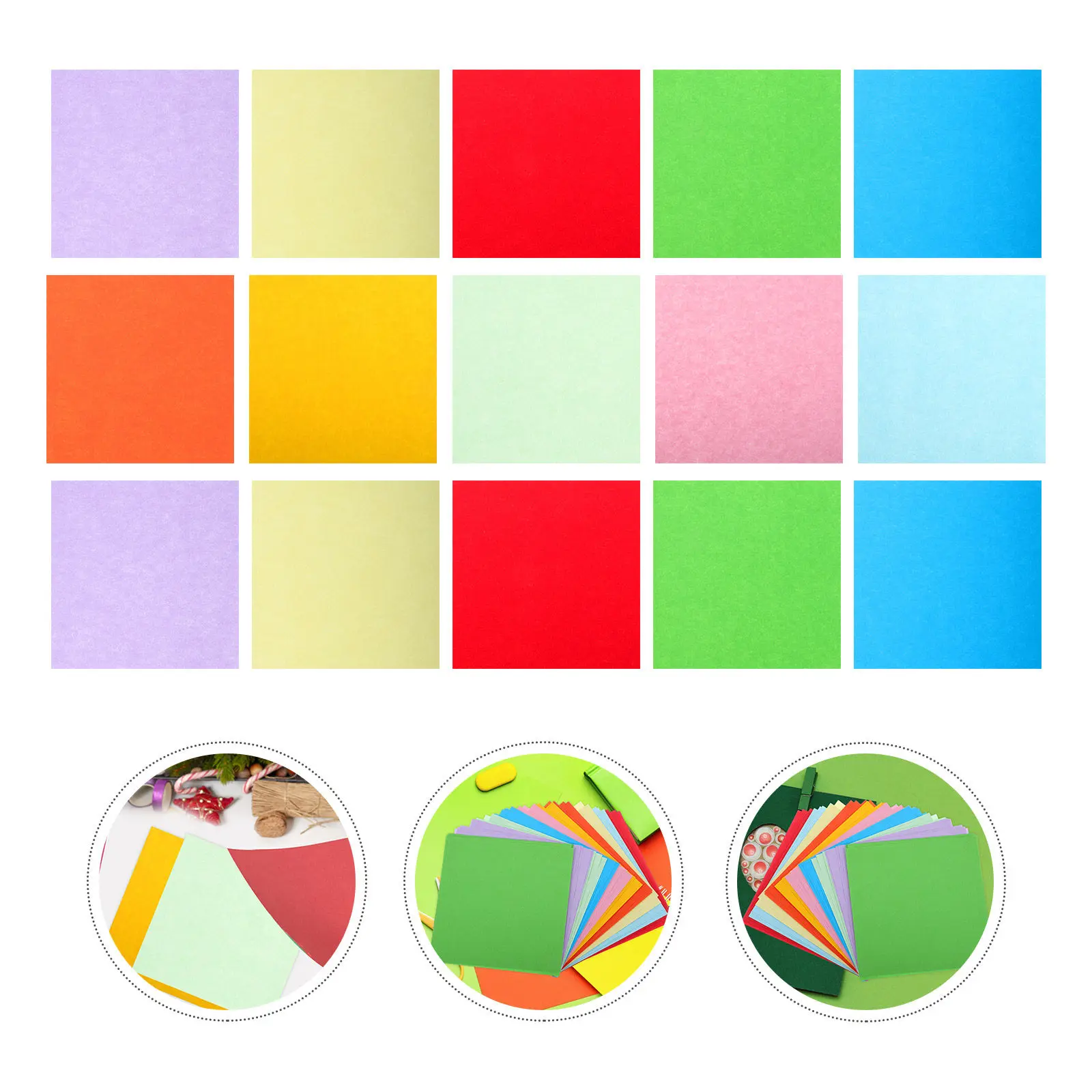 100 sheets Origami Paper DIY Craft Folding Halloween Christmas New Year Diy Crafts Paper Color Craft Paper Color Paper Sheets