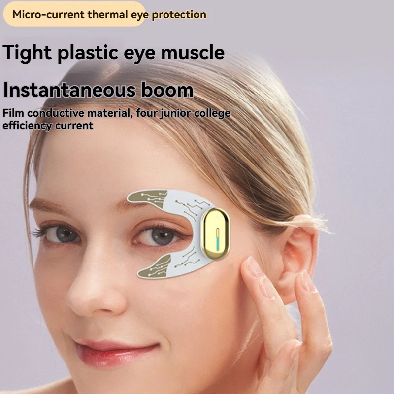 EMS masque pour les yeux Patch visage masseur pour les yeux yeux Lifting soulagement de la Fatigue sacs pour les yeux cernes Massage du globe oculaire stimulateur musculaire Facia