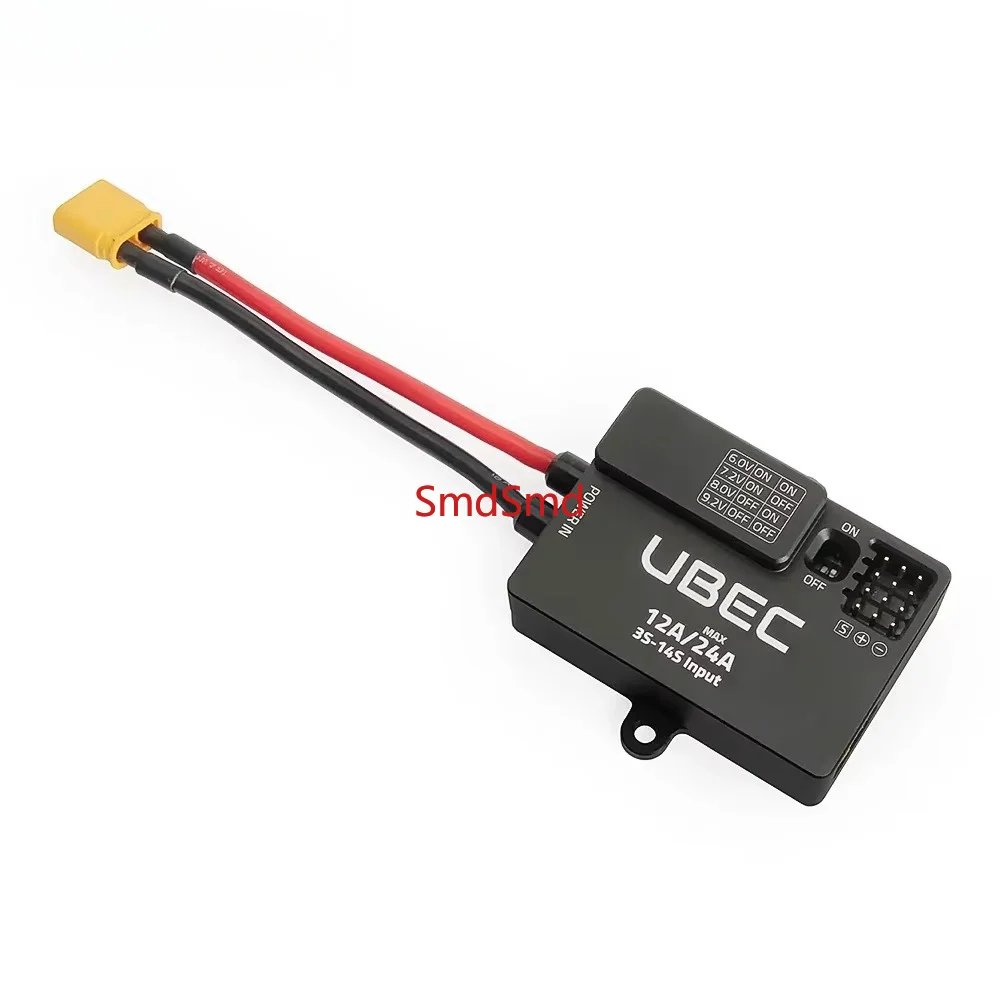 12A (3-14S) Synchronous Step-down Regulator XT30 Adjustable Output Voltage 6.0V/7.2V/8.0V/9.2V for RC FPV Drone
