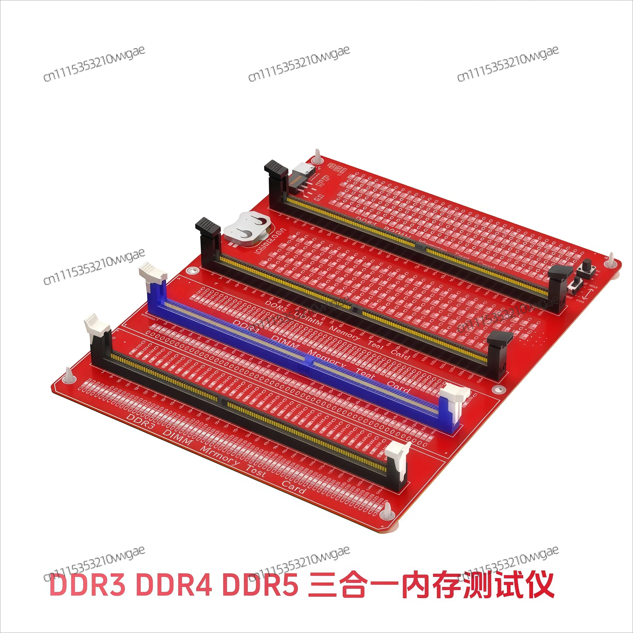 3-in-1 DDR3 DDR4 DDR5 RAM Tester, LED Indicator Memory Diagnostic Tool for Memory Stick Fault Detection
