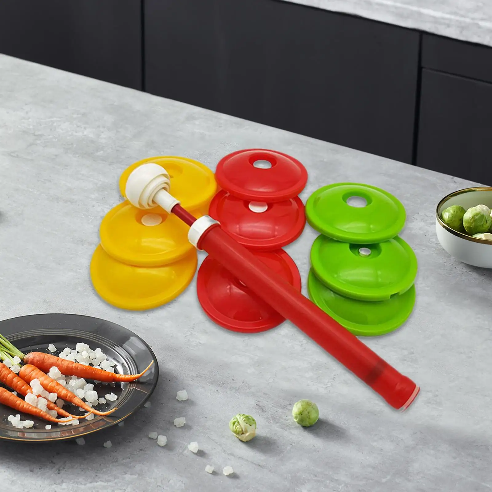 Bancs d'aspirateur pour bocaux, outil de cuisine robuste avec couvercle, accessoires pour la maison