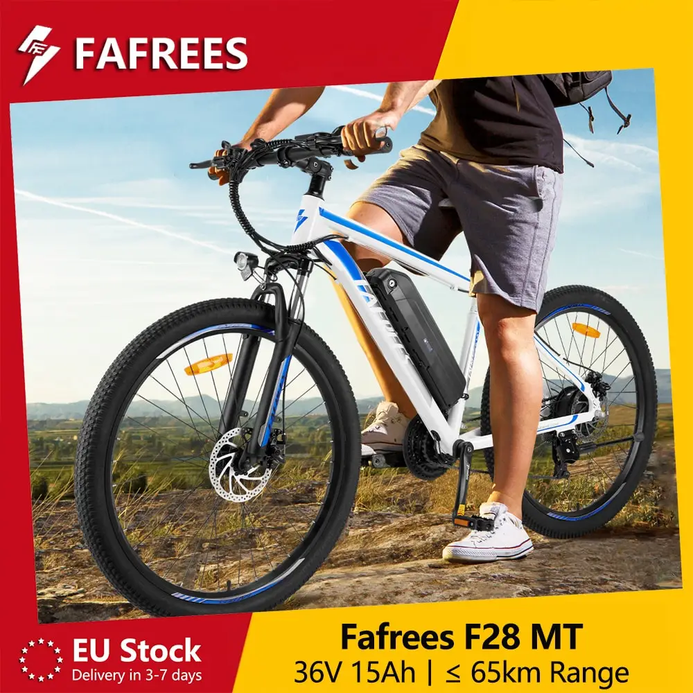 Image of Fafrees F28 Elektrofahrrad für Erwachsene, 27,5" Mountain E-Bike mit 36V 15Ah Akku, 21-Gang, 25km/h und 65 km Reichweite